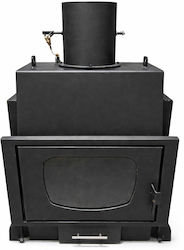 Werstahl Hydro ECO Pro Ενεργειακό Τζάκι Ξύλου Καλοριφέρ 30.27kW Τετράπλευρο με Ανοιγόμενη Πόρτα
