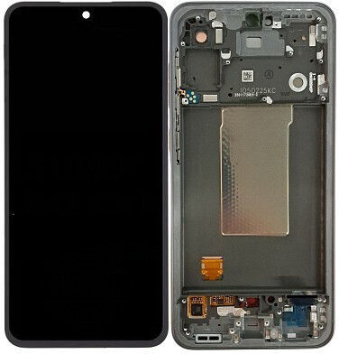 Samsung Screen with Touch Mechanism and Frame for Galaxy A56 5g (Black)