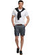Core Men's Cargo Bermuda Shorts Magma Slate Grey