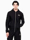 Cardigan With Hood Black