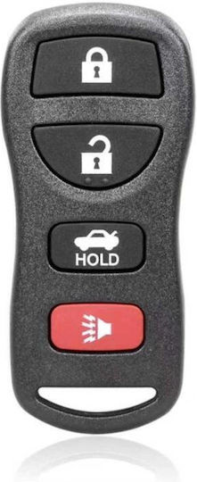 Nissan 315mhz Τηλεχειριστήριο Αυτοκινήτου Ραδιοκύματα 4 Κουμπιά