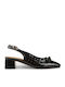 Heels with Strap Black