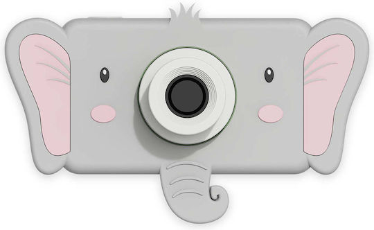 The Zoofamily Zoo Friends Ελέφαντας Παιδική Φωτογραφική Μηχανή 32MP Πορτοκαλί