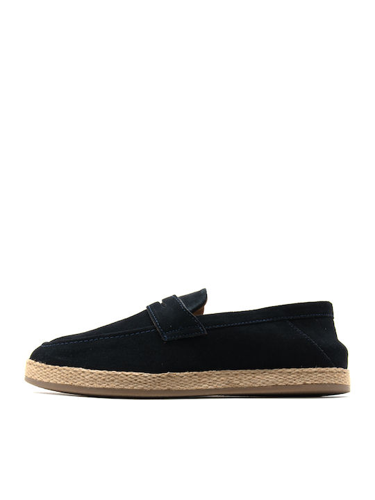 Gioseppo Suede Men's Moccasins in Blue Colour
