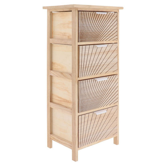 Eurocasa Бански Шкаф 27.5x37.5x86см Кафяв