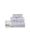 Down Town Home Комплект Бебешки Кърпи 3бр Бели