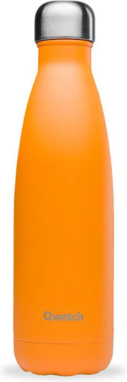 Qwetch Thermos Bottle Stainless Steel BPA Free 500ml Orange