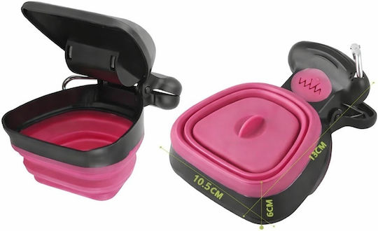 Lopeți Pentru Excremente De Câine – Clești Din Plastic Pliabili Carabinieră Portabilă Roz