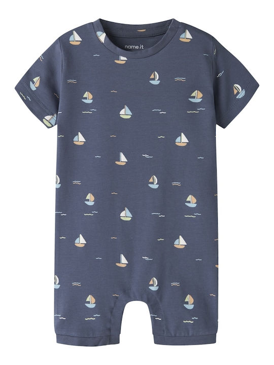 Name It Blauer Baby-Strampler