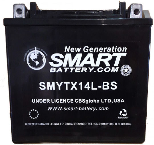 Μπαταρία Moto 12v 12ah Ytx14l-bs Δεξιά Ytx14l-bs