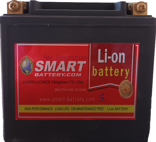 Smart Lithium Motorradbatterie 14-bs Kapazität 10ah