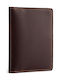 Reisepasshülle Echtes Leder Vintage Einfache Karten Tasche Brieftasche Braune