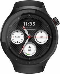Motorola Moto Watch 47mm Matte Black with PANTONE Volcanic Ash Band Motorola Moto Watch 47mm Matte Black with PANTONE Volcanic Ash Band