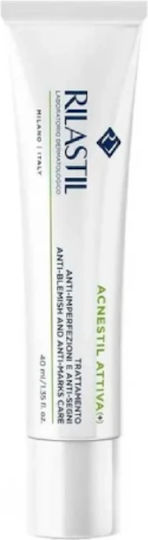 Rilastil Acnestil Attiva (+) Face Cream Against Blemishes & Acne With Niacinamide 40ml