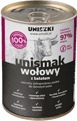 Υγρή Τροφή Σκύλων Uniszki Unismak Beef Sweet Potato 400g Υγρή Τροφή Σκύλων Uniszki Unismak Beef Sweet Potato 400g