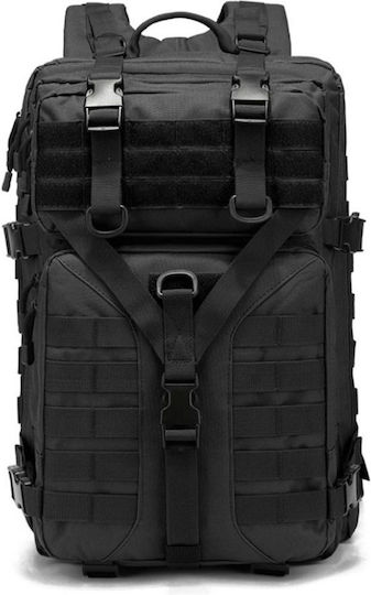 Jetbags Rz093 Tactical Στρατιωτικό Σακίδιο Πλάτης 43l Αδιάβροχο Military Backpack Camping Μαύρο