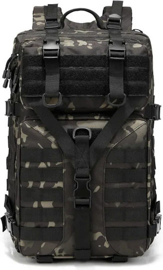 Jetbags Rz093 Tactical Military Backpack 43l Waterproof Military Backpack Camping Black Greek Camouflage