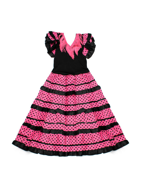 Childish Dress Flamenco Vs-npink-ln12 Talla 12