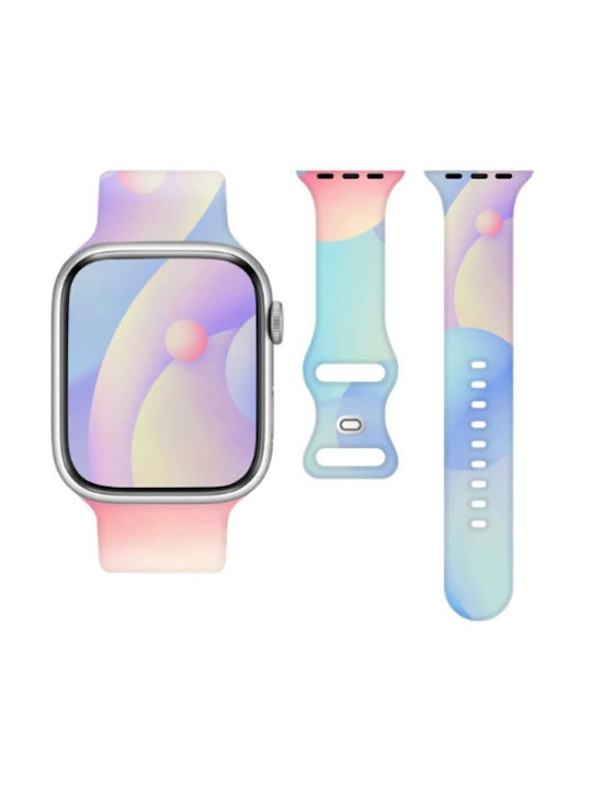 Zaxer Silicone Strap Smart Watch 22mm Colorful Multicolor