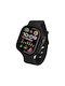 Decoded Silikon Tragbare Bänder Schwarz Apple Watch 44/46/49 mm