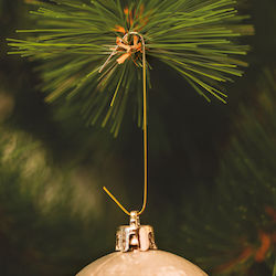Hooks Hanging Christmas Tree Candies Decorations Gold 150 Pcs Pack