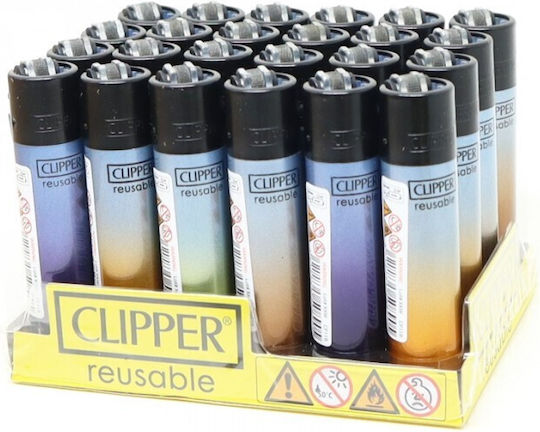 Clipper Crystal Feuerzeug 24Stücke Verschiedene Designs oder Farben
