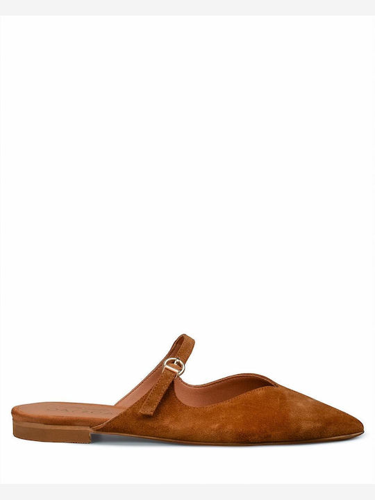 Sante Mules with Heel in Brown Colour