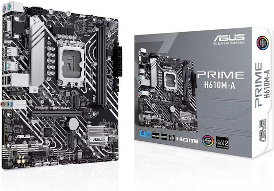 Asus PRIME H610M-A Motherboard ATX με AMD AM5 Socket 90MB1MJ0-M0EAY0