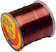 5.0 0.37mm 6.32kg Tension 500m Extra Strong Nylon Fishing Line Imported Raw Silk Wine Red