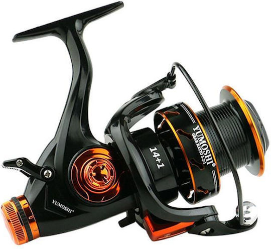 Fishing Reel Yumoshi Kv3000 Double Brake Metal Spool Gear Ratio 5.2:1