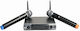 Audio Club X102 Wireless Handheld Microphone Set for Vocals