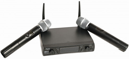 Audio Club X202 Wireless Handheld Microphone Set for Vocals