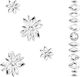 Aufkleber Swarovski Damen 5651982 2x2cm