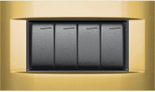 Geyer Wechselrahmen Aqua Metal 4m Gold Matt