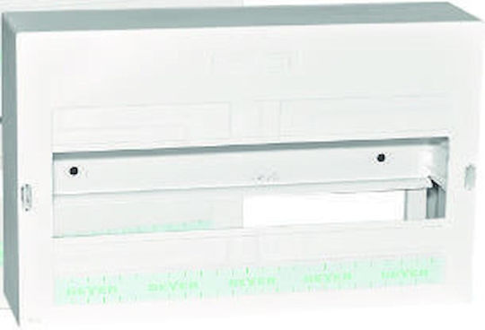 Geyer Ossa Elektrischer Sicherungskasten Wandmontage, 1 Reihe, 12 Elemente