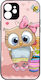 Pink Owl Iphone 15