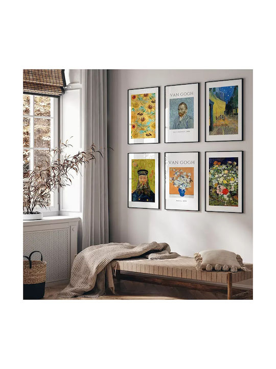 Poster Van Gogh Postman Art114 50cm X 70cm Λευκ...