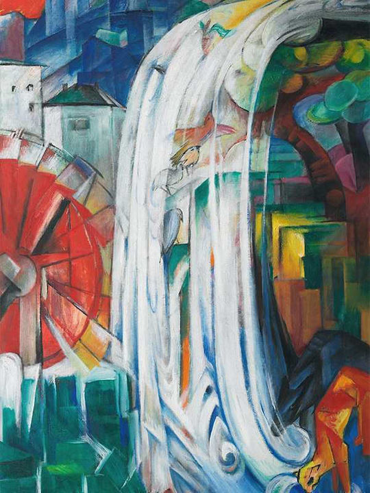 Poster Franz Marc Bewitched Mill Art127 50cm X 70cm
