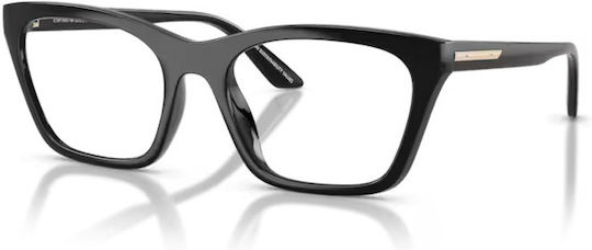 Women's Acetate Cat Eye Prescription Eyeglass Frame Black EA4274BU 50171W