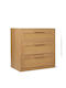 Baby Dresser with 3 Drawers Brown 85x55.5x86.8cm