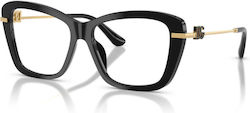 Dolce & Gabbana Rame Ochelari Acetat Negru DG34...