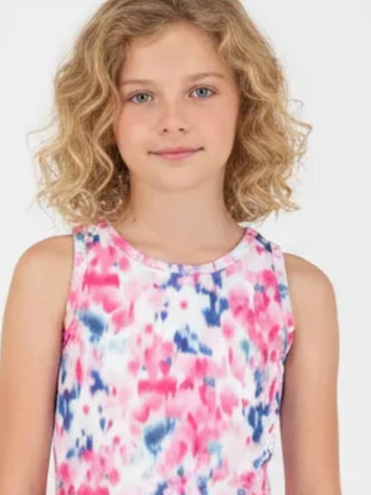 Joyce Kinderoberteile Crop Top Ärmellos Fuchsia
