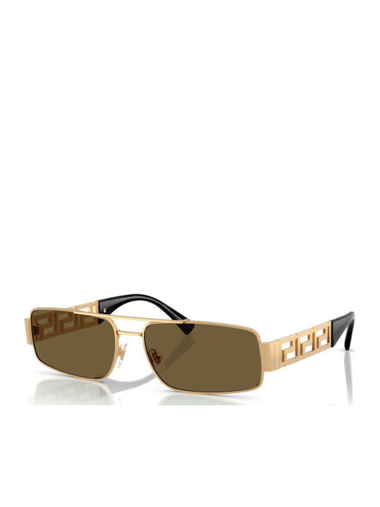 Versace Herren Sonnenbrillen Mit Gold Metallisc...