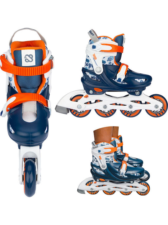 Nijdam Racer Inline Adjustable Blue Kids Rollers