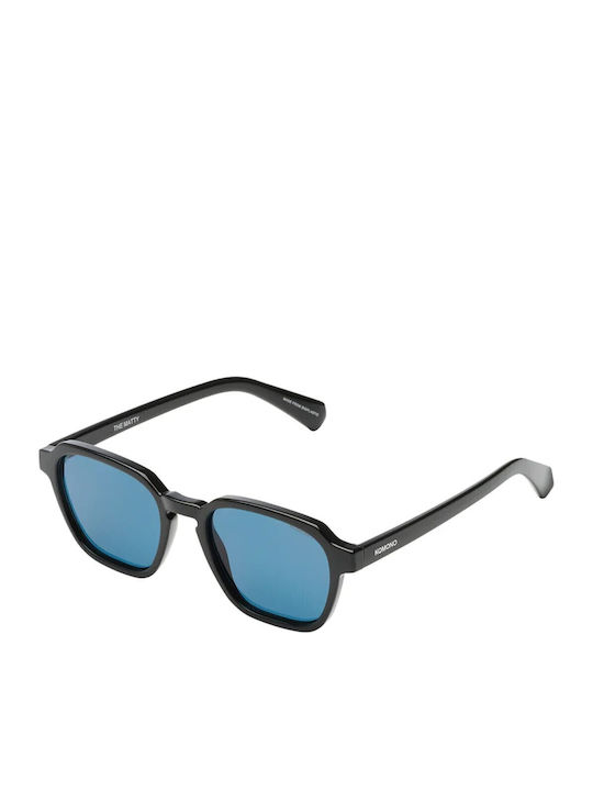 Komono Matty Unisex Sonnenbrillen mit Schwarzem Rahmen und Schwarzem Verlaufsfarbe Gläser KOM-S9541