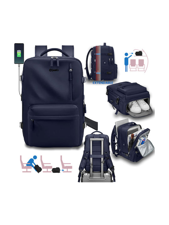 Quasar Backpack Αδιάβροχο 23lt Navy Μπλε
