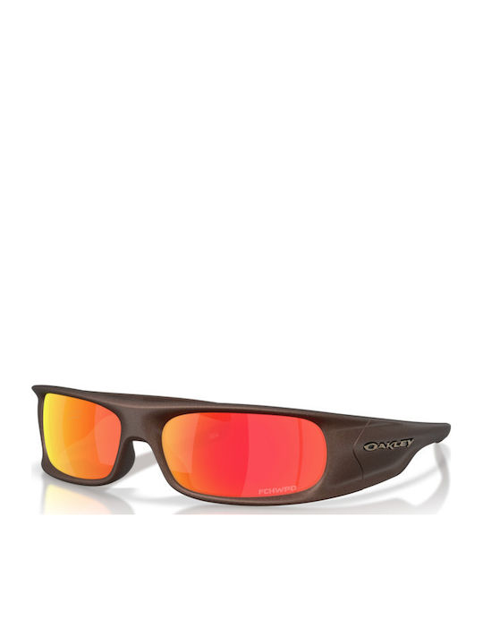 Oakley Highland Unisex Sonnenbrillen mit Braunen Horn umrandeten Rahmen und Braunen Gläsern