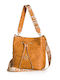 Strap Women's Shoulder Bag Tabac Brown