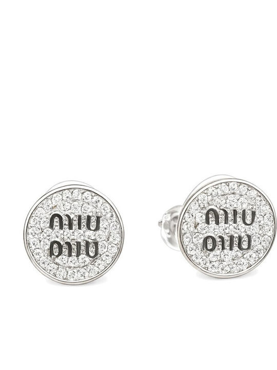 Eluna Stud Earrings Made of Steel with Stones