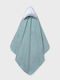 Mayoral Baby Bath Towel-Bathrobe Hooded Aqua
